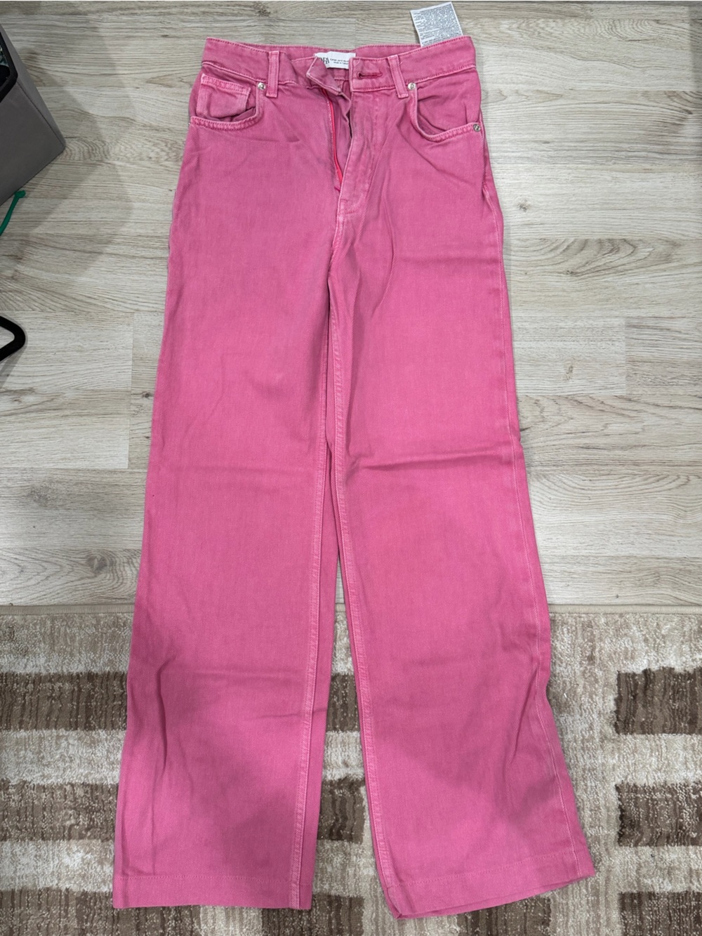 Zara Pink Flare Jeans